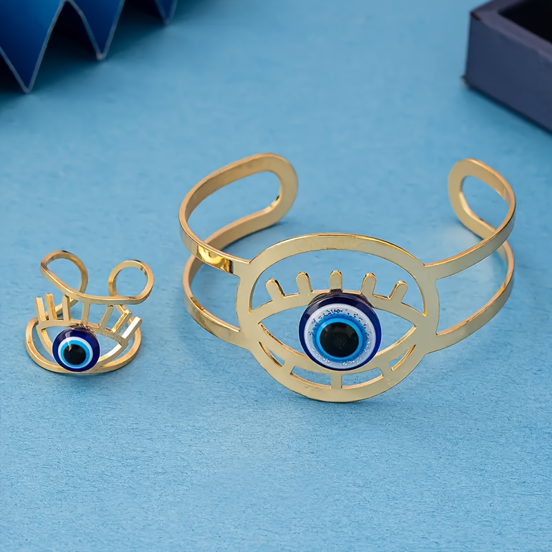 Bohemian Hollow Bracelet and Ring Set
